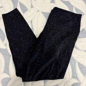 High-Waist Navy Speckle Leggings